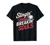 Palo de lacrosse Slingin' Mesh y Breaking Necks Lacrosse Camiseta