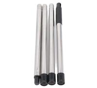 Palo de limpieza de canaletas aleación de aluminio elástico de 2 pies a 8,2 pies herramienta de techado varilla de extensión para taller de almacén en el hogar duradero ligero 4 piezas