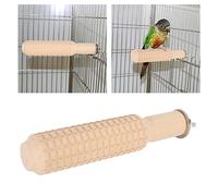 Palo de Madera para Jaula de pájaros, Juguete de Percha para Loro, Soporte para Percha de Loro y Periquito.