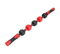 Palo de Masaje de Yoga Colores Brillantes Fitness Gear Bola de Masaje Masajeador de Relajación Muscular, Mango Antideslizante Aumentar la Circulación Sanguínea, Dragar los Meridianos