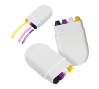 Palo de pintura facial de bandera no binaria, paquete de 3 unidades, amarillo, blanco, morado y negro, pintura facial LGBTQ+ Pride Maquillaje, eventos del orgullo del mes del orgullo