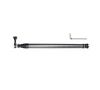 Palo de selfie extensible de fibra de carbono telescópico de 50 cm a 130 cm para cámaras de acción, agarre antideslizante, soporte plegable para cámara