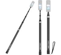 Palo de selfie invisible de fibra de carbono de 3.0 m (118"), poste súper largo extendido de 3.0 m compatible con cámaras de acción 360 Insta360 X4, X3, ONE X2, ONE R, ONE X, ONE GO 3S 3 2 (17 a 118")