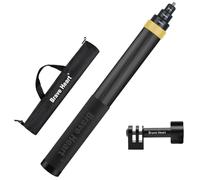 Palo de selfie invisible de fibra de carbono para cámara Insta360 X5 Insta 360 X4 X3 ONE X2, ONE R, ONE X, ONE GO 3S 3 2 Action 360 (dorado)