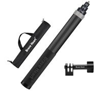 Palo de selfie invisible de fibra de carbono real extendido de 3 m de largo para insta360 x5 Insta 360 x5 x5 x4 x3 x2 x ONE R RS Accesorios (gris)