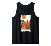 Palo Duro Canyon State Park Texas Desierto Paisaje Retro Camiseta sin Mangas