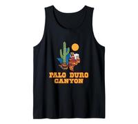 Palo Duro Canyon Texas Retro Desierto Paisaje Viaje Occidental Camiseta sin Mangas