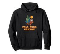 Palo Duro Canyon Texas Retro Desierto Paisaje Viaje Occidental Sudadera con Capucha