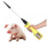 Palo Eléctrico para Conducir Cerdos, Palo De Prod para Ganado Seguridad Animal Electric Shock Prod Recargable Arreador Electrico para Ganado para Perros Vaca Cerdo Cabras Eléctrico 124cm
