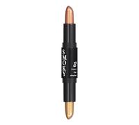 Palo iluminador de doble cabeza, sombra, corrector de nariz, sombra de ojos de alta perla, barra de sombra de ojos de belleza, maquillaje, cosmética, iluminador de ojos, lápiz giratorio para sombra de