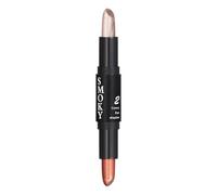 Palo iluminador de doble cabeza, sombra de ojos, sombra de ojos, sombra de ojos de alta perla, barra de sombra de ojos de belleza, maquillaje, cosmética, iluminador de ojos, lápiz giratorio para