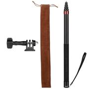 Palo invisible para selfie de 3 m, de fibra de carbono, de 118 pulgadas, barra de extensión ultra larga para cámara de acción Insta360 ONE X5 X4 X 3 X2 R RS X3 R X (rojo)