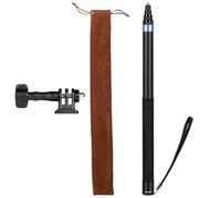 Palo invisible para selfie de 3 m, de fibra de carbono, de 118 pulgadas, barra de extensión ultra larga para cámara de acción Insta360 ONE X5 X4 X 3 X2 R RS X3 R X (azul)