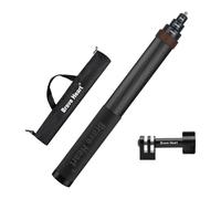 Palo invisible para selfie de fibra de carbono de 3 m para Insta360 ONE X4, X3, R, RS, X Insta 360 GO 2, 3 GoPro Max para GoPro Hero 12, 11, 10, 9, 8, 7 accesorios de cámara panorámica (café)