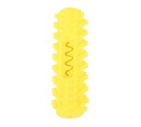 Palo Molar Dentado, Dientes Limpios Multifunción, Palo de Limpieza de Dientes, Molares Convexos, Silbato con Sonido para Mascotas (Yellow)