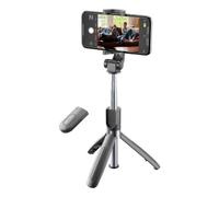 Palo para selfies Cellularline Freedom trípode Bluetooth universal negro