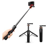 Palo selfie 2 en 1 para Insta360 Ace Pro/Ace, DJI Action 4/3, Insta360 ONE Series, soporte portátil y trípode de transmisión en vivo