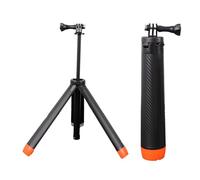 Palo Selfie 4 en 1, Palo Selfie Extensible Resistente Al Agua, Trípode/Palo Selfie para Cámara de Acción, Trípode Flotante Subacuático para Surf, Snorkel. Ajuste de Altura de
