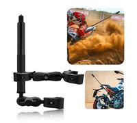 Palo Selfie 59” Soporte Doble Abrazadera Moto Compatible con Insta360