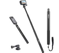 Palo selfie de 120 cm para Insta 360, monopié ULANZI MT-58 para cámara de acción, palo extensible de mano compatible con Go Pro Hero 11/10/9/8/7 Insta360 One XR/RS/GO 2 DJI Osmo Action