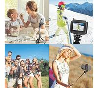 Palo selfie de 360° de 59 cm, trípode Bluetooth, soporte estable desmontable, control remoto Bluetooth compatible con iPhone 14 Pro Max/14 Plus/14/13/12/11, Samsung, LG, Google Smartphones, REDMI