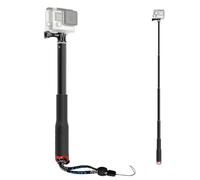 Palo Selfie Extensible Compatible con Gopro Hero 13 12 11/COOAU/dji OSMO Action 4 5 Pro/Apexcam/AKASO/Insta360 X3 One Cámaras de Acción, 37'' Impermeable Monopié Selfie Stick