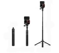 Palo selfie extensible de 1,2 m para DJI Osmo Action 5 Pro/4/3, palo selfie extensible de liberación rápida, poste de extensión de aluminio para viajes, vlogs y disparos al aire libre