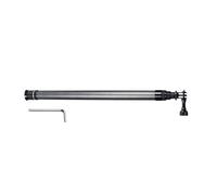Palo selfie extensible de fibra de carbono telescópico de 50 cm a 130 cm para cámaras de acción, trípode de cámara antideslizante, longitud ajustable