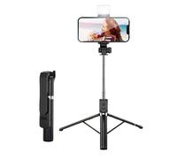 Palo selfie inalámbrico Bluetooth con trípode y disparador remoto para iPhone, Samsung, Xiaomi y soporte para streaming en directo nuevo