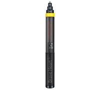 Palo Selfie Invisible de 36 cm a 3 m de Fibra de Carbono para Insta360 X4 Insta 360 One X3 One X2, One R, One RS, One X, One, GO 2, Accesorios de cámara de acción (Dorado)