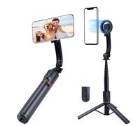 Palo Selfie Magnético, Tripode Móvil con Mando a Distancia, Tripe Telemovel Compatible con iPhone 15 14 13 12, Equipo Fotográfico Ideal para Selfies, Vlogging y Grabación de Vídeos