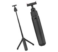 Palo selfie portátil de viaje para cámaras Action6 Tiny incluye trípode plegable y trípode ergonómico de silicona para cámara de acción