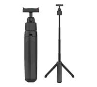 Palo selfie portátil de viaje para cámaras Action6 Tiny incluye trípode plegable y trípode ergonómico de silicona para cámara de acción