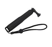 Palo Selfie Portátil, Monopie Extensible Todo en de Aluminio con Antideslizante y Cuerda para Colgar, Palo Selfie Monopie para Cámara de Acción, Teléfono Celular (Negro)
