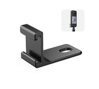 Palo selfie PULUZ con soporte de zapata fr??a para Insta360 X4 X3 One X2 Soporte de extensi??n negro