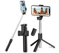 Palo Selfie Trípode Bluetooth Gopro,Mini Extensible 4 en1 Selfie Stick de Aluminio con Mando a Distancia Inalámbrico Trípode InalámbricoTrípode Inalámbrico para Selfies, Trípode Portátil