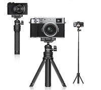 Palo Selfie, Ulanzi Trípode Móvil, Extensible a 81.5cm, Compatible con Cámara, Teléfono Móvil, Luz de Relleno