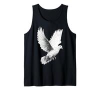 Paloma Animal Hombres Mujeres Motivo Amante Libertad Diseño Paz Camiseta sin Mangas