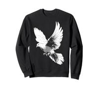 Paloma Animal Hombres Mujeres Motivo Amante Libertad Diseño Paz Sudadera
