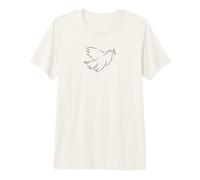 Paloma Ave de la Paz Rama de Olivo Camiseta Premium