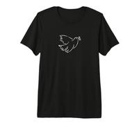 Paloma Ave de la Paz Rama de Olivo Camiseta Premium