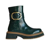 Paloma Barceló - Botín verde de cuero - Shoes - Mujer - Verde - 40 EU -