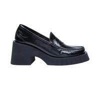 Paloma Barceló - Mocasín Loafer de Cuero Negro Brillante - Shoes - Mujer - Negro - 37 EU -