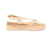 Paloma Barceló - Sandalia de cuero con estilo Acara Lory - Shoes - Mujer - Beige - 40 EU -