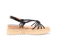 Paloma Barceló - Sandalia de cuero negro brillante modelo 2002 - Shoes - Mujer - Negro - 39 EU -