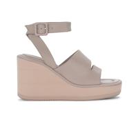 Paloma Barceló - Sandalia Rizia Tortora de Cuero - Shoes - Mujer - Gris - 37 EU -