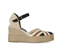 Paloma Barceló - Sicily Wedge Espadrille de lona - Shoes - Mujer - Negro - 40 EU -