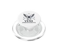 Paloma católica del Espíritu Santo Veni Spiritus Sanctus PopSockets PopGrip para MagSafe