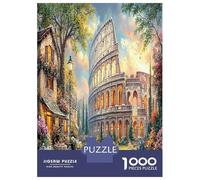 Paloma Colorida en el jardín 1000 Piezas Coliseo Romano Rompecabezas Desafiantes Juguetes Desafiantes para Adultos Juego Familiar para Adultos Y Niños Regalos 70x50cm/1000pcs