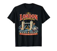 Paloma de Londres, Divertido Puente icónico de la Torre y el río Támesis Camiseta